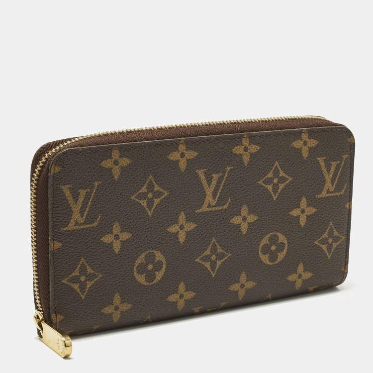 Pre Owned Louis Vuitton Zippy Monogram Canvas Wallet