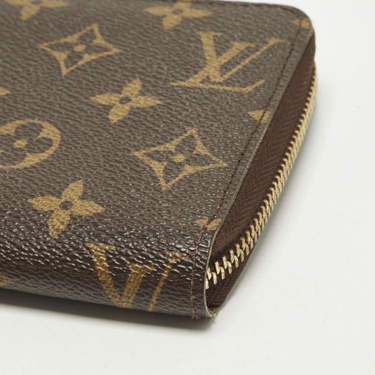 Pre Owned Louis Vuitton Zippy Monogram Canvas Wallet