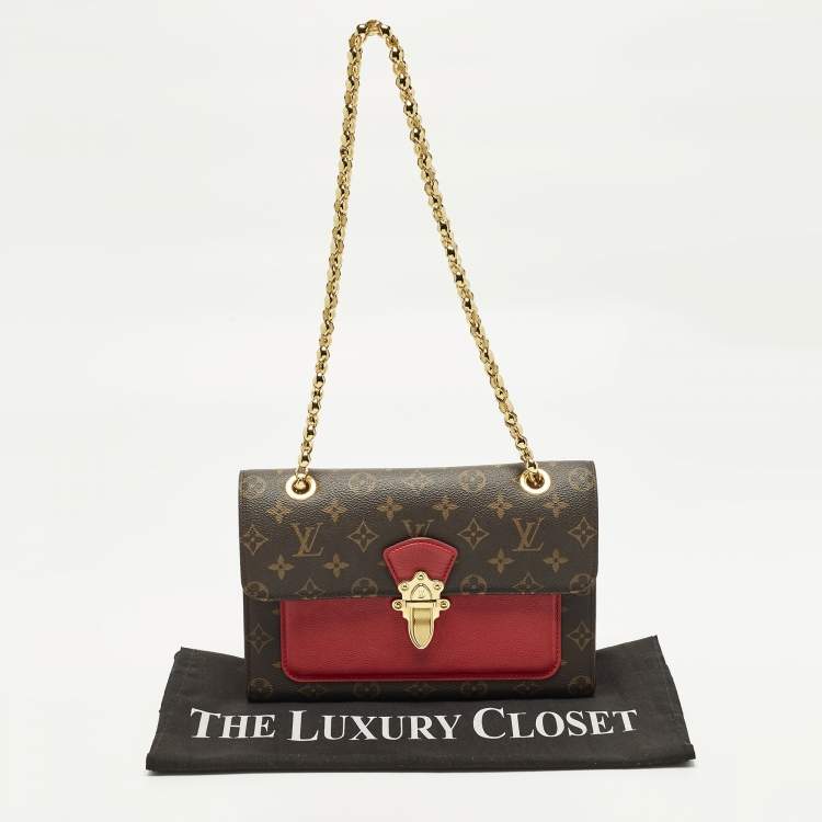 Pre Owned Louis Vuitton Victoire Cerise Monogram Canvas Shoulder Bag