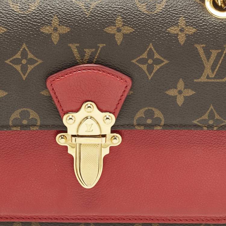 Pre Owned Louis Vuitton Victoire Cerise Monogram Canvas Shoulder Bag