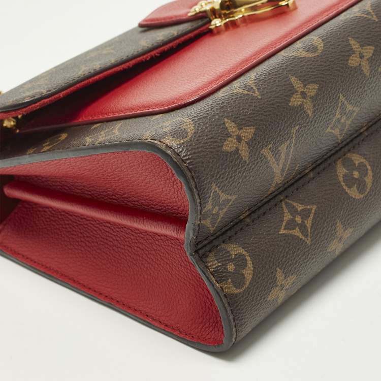 Pre Owned Louis Vuitton Victoire Cerise Monogram Canvas Shoulder Bag