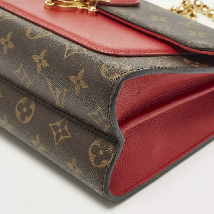 Pre Owned Louis Vuitton Victoire Cerise Monogram Canvas Shoulder Bag