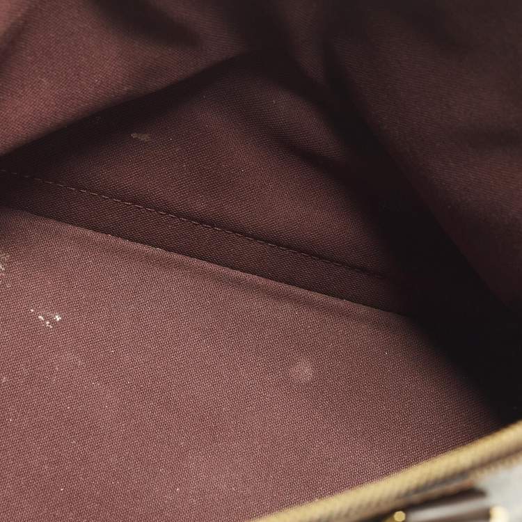 Pre Owned Louis Vuitton Alma PM Damier Ebene Canvas Bag