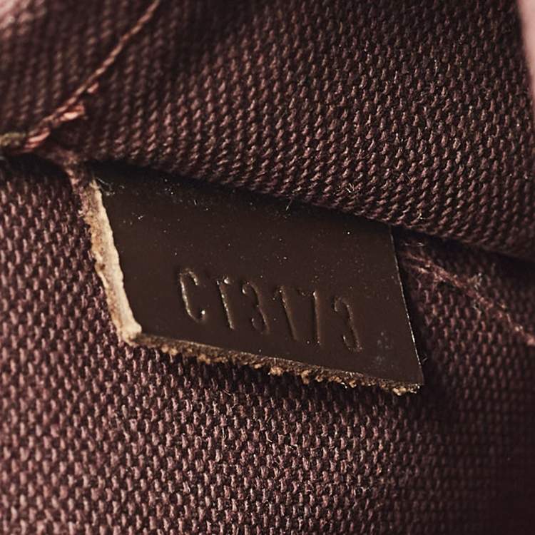 Pre Owned Louis Vuitton Alma PM Damier Ebene Canvas Bag