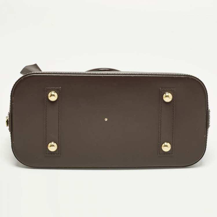 Pre Owned Louis Vuitton Alma PM Damier Ebene Canvas Bag