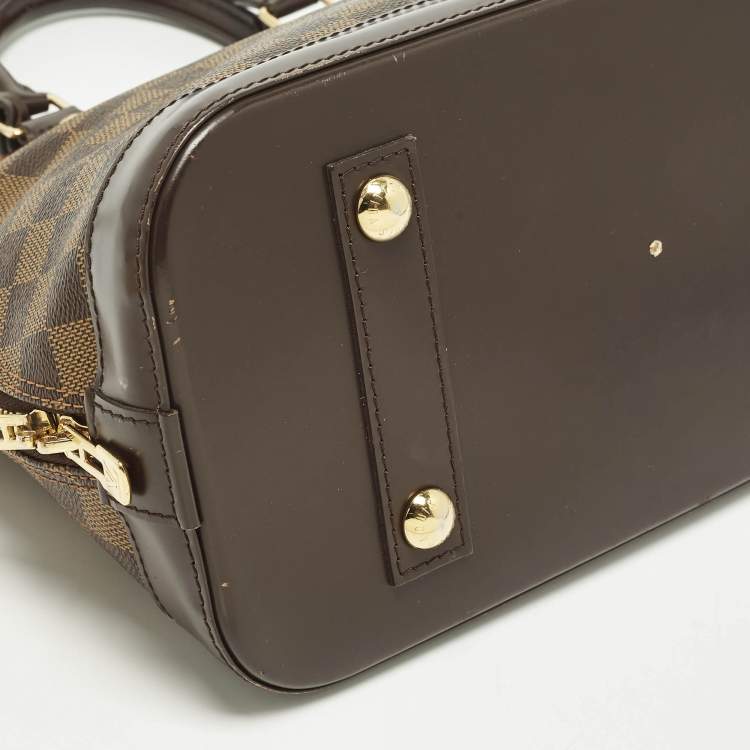 Pre Owned Louis Vuitton Alma PM Damier Ebene Canvas Bag