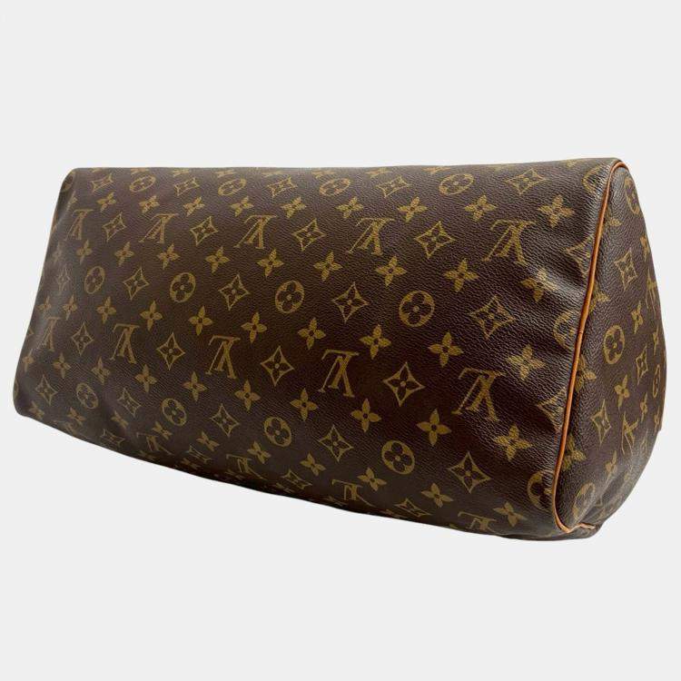 Pre Owned Louis Vuitton Brown Monogram Speedy 40