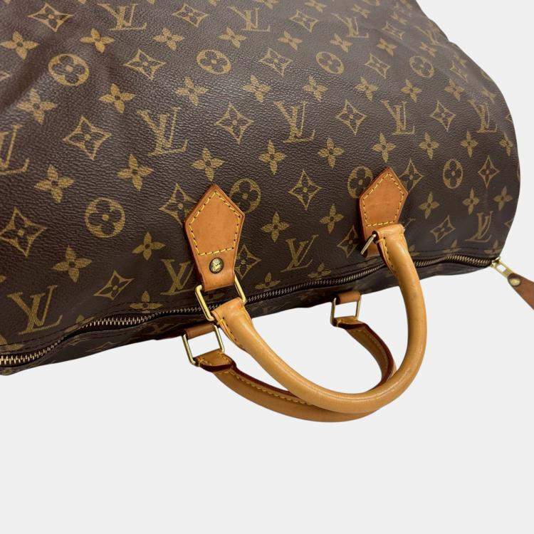 Pre Owned Louis Vuitton Brown Monogram Speedy 40
