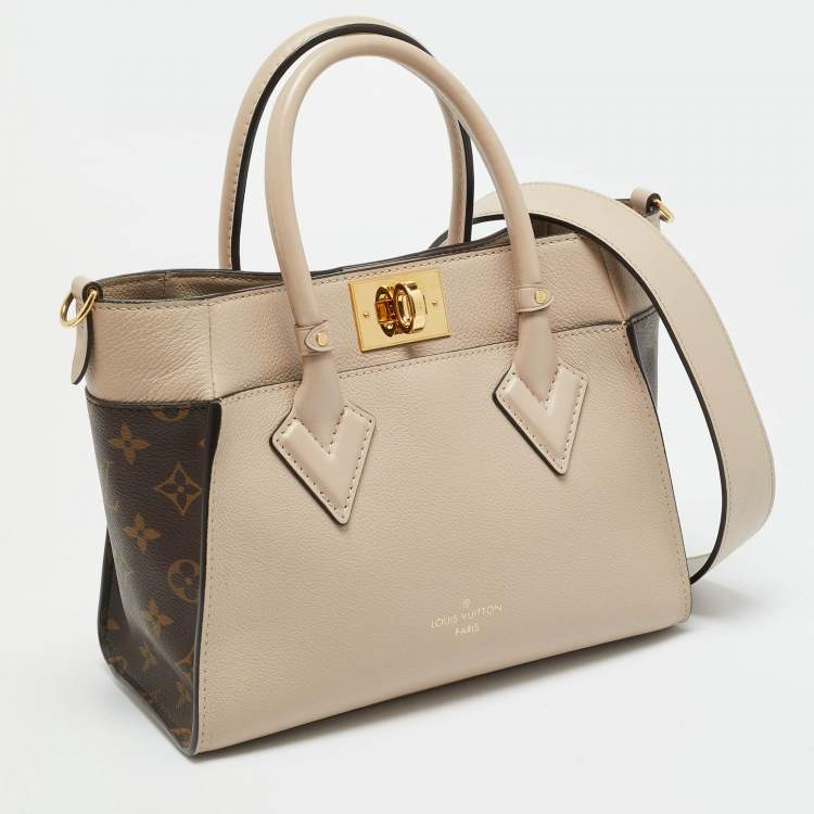 مملوكة مسبقًا Louis Vuitton On My Side PM Greige Monogram Canvas and Leather Bag