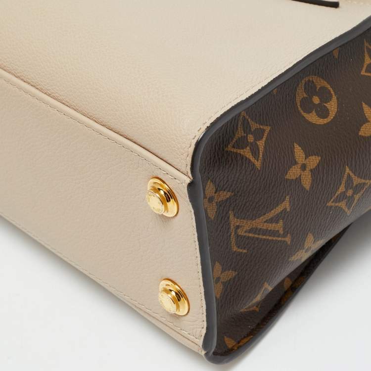 مملوكة مسبقًا Louis Vuitton On My Side PM Greige Monogram Canvas and Leather Bag