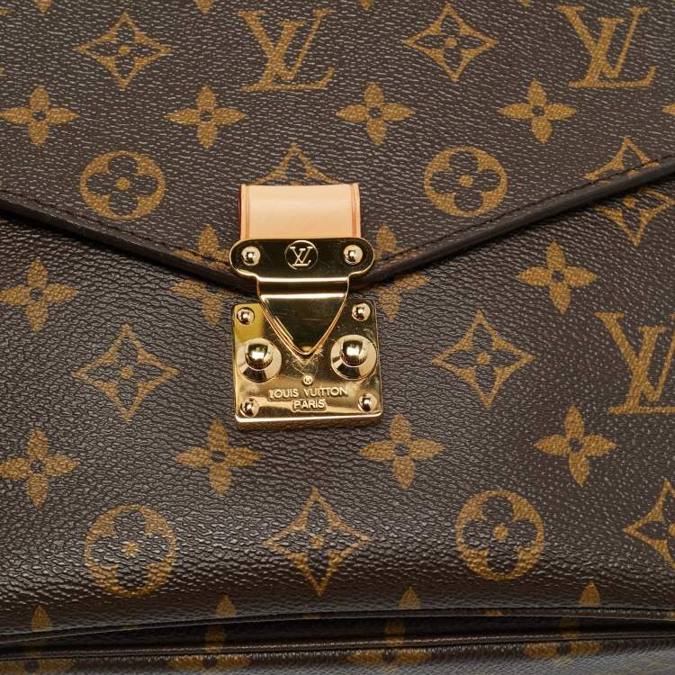 Pre Owned Louis Vuitton Pochette Metis Monogram Canvas Bag