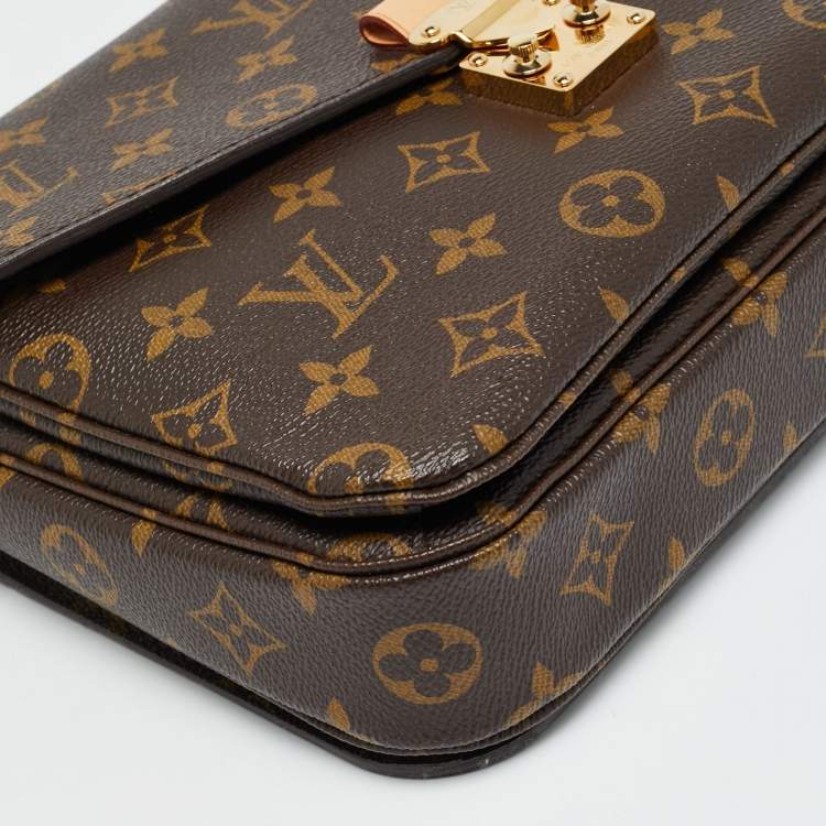 Pre Owned Louis Vuitton Pochette Metis Monogram Canvas Bag