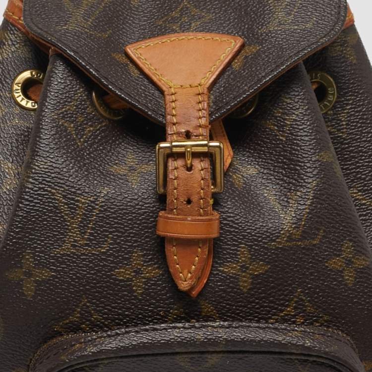 Pre Owned Louis Vuitton Montsouris Mini Monogram Canvas Backpack