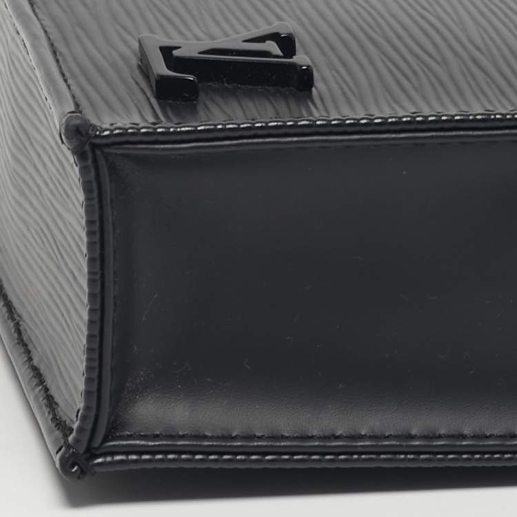 مملوكة مسبقًا Louis Vuitton Sac Plat Petit Black Epi Leather Tote