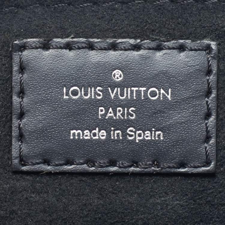 مملوكة مسبقًا Louis Vuitton Sac Plat Petit Black Epi Leather Tote