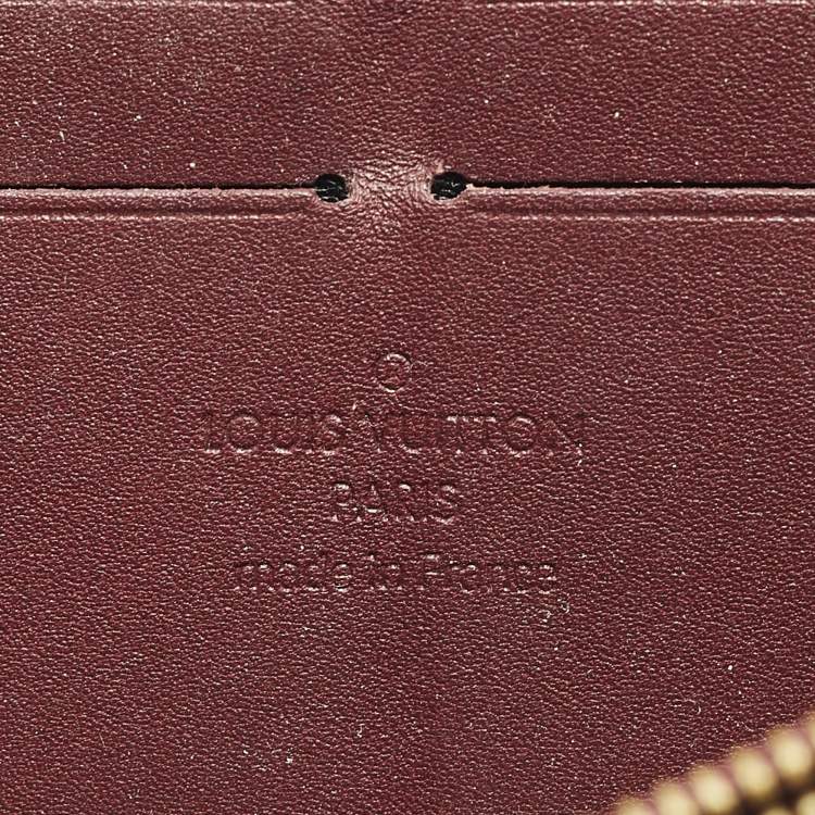 Pre Owned محفظة لوي فيتون فيرنيه مونوغرامي زيبّي روج فوفيست بسحاب كامل الدائرة