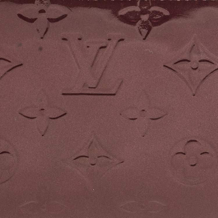 Pre Owned محفظة لوي فيتون فيرنيه مونوغرامي زيبّي روج فوفيست بسحاب كامل الدائرة