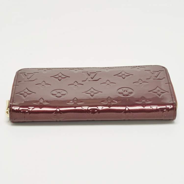 Pre Owned محفظة لوي فيتون فيرنيه مونوغرامي زيبّي روج فوفيست بسحاب كامل الدائرة