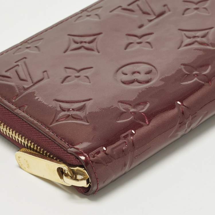 Pre Owned محفظة لوي فيتون فيرنيه مونوغرامي زيبّي روج فوفيست بسحاب كامل الدائرة