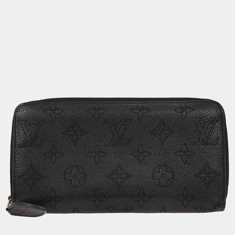 Pre Owned Louis Vuitton Monogram Mahina Zippy Wallet
