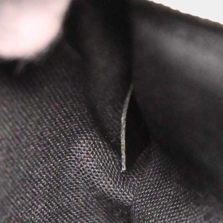 Pre Owned Louis Vuitton Damier Graphite Poche Documents Clutch Bag