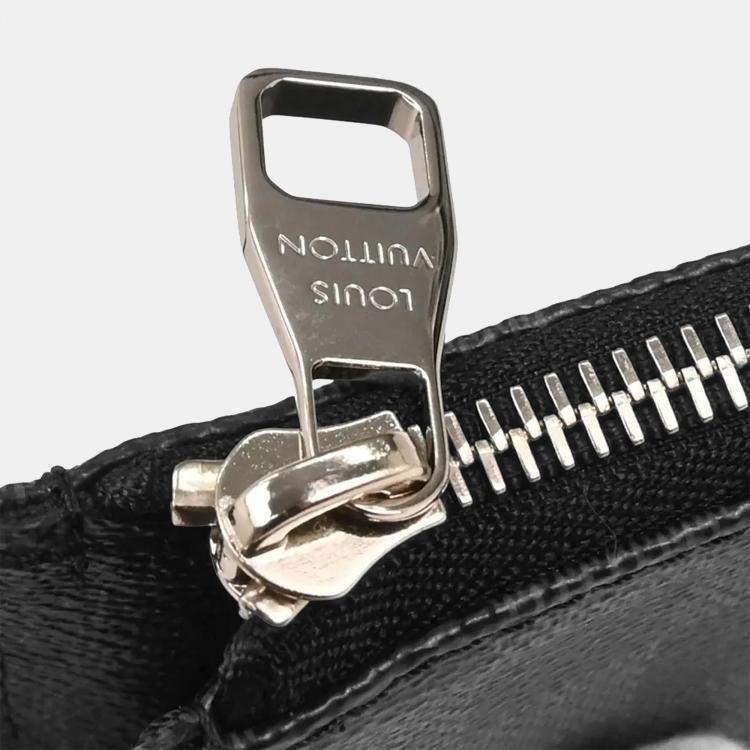 Pre Owned Louis Vuitton Damier Graphite Poche Documents Clutch Bag