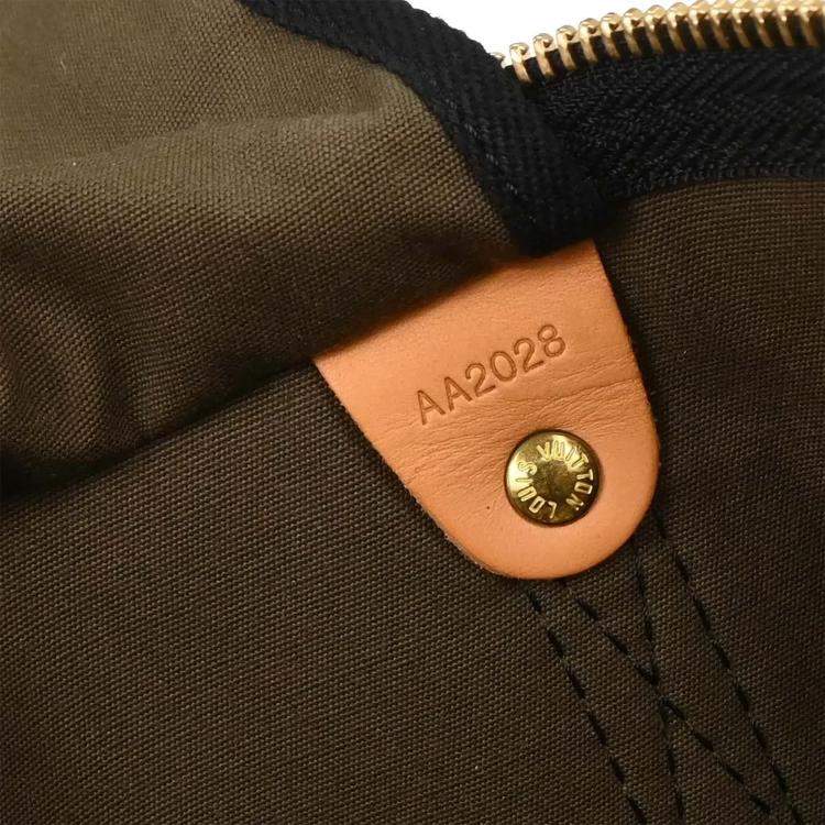 مملوكة مسبقًا Louis Vuitton Green Monogramouflage Speedy 35 Handbag