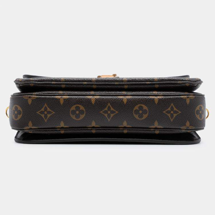 مملوكة مسبقًا Louis Vuitton Brown Monogram Pochette Metis