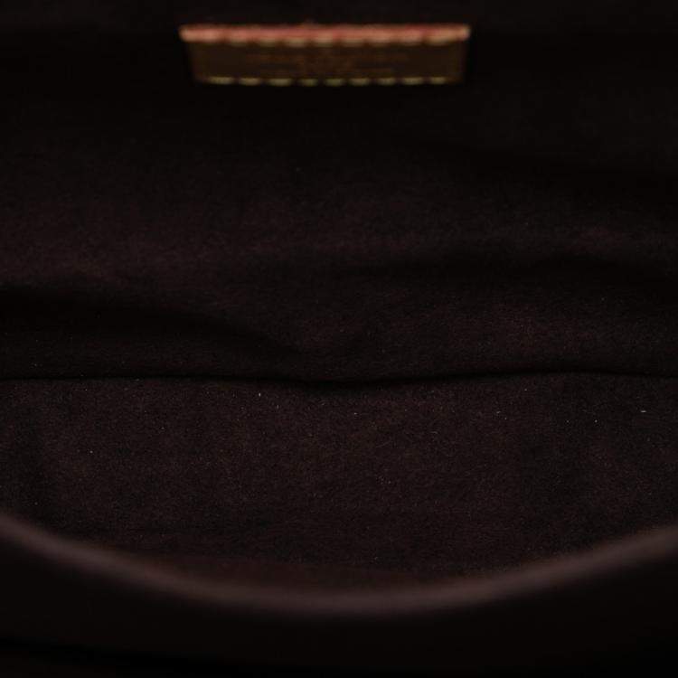 مملوكة مسبقًا Louis Vuitton Brown Monogram Pochette Metis