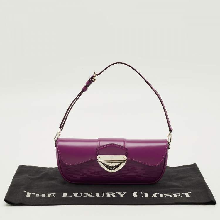 Pre Owned Louis Vuitton Montaigne Grenade Epi Leather Clutch Bag