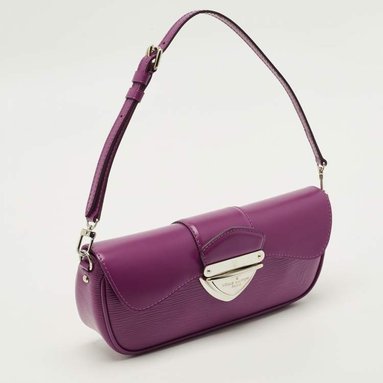 Pre Owned Louis Vuitton Montaigne Grenade Epi Leather Clutch Bag