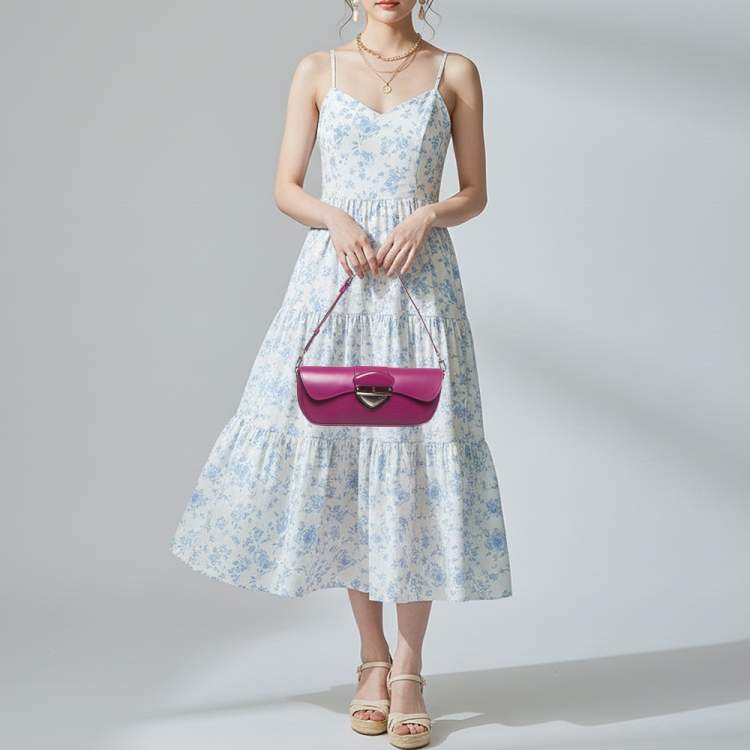 Pre Owned Louis Vuitton Montaigne Grenade Epi Leather Clutch Bag