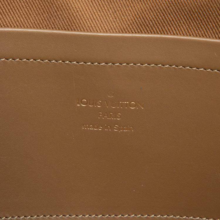 Pre Owned Louis Vuitton Brown Monogram Utility Satchel