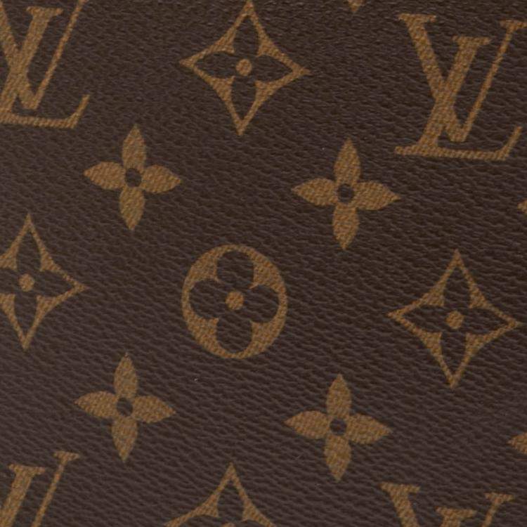Pre Owned Louis Vuitton Brown Monogram Utility Satchel