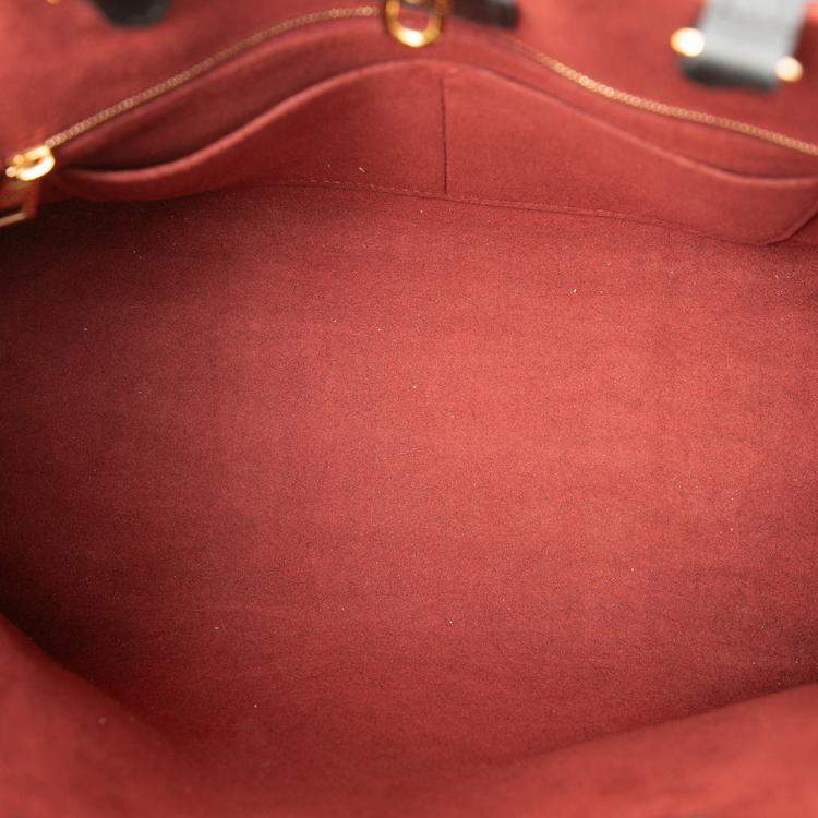 Pre Owned Louis Vuitton Black Bicolor Monogram Empreinte Giant Onthego MM