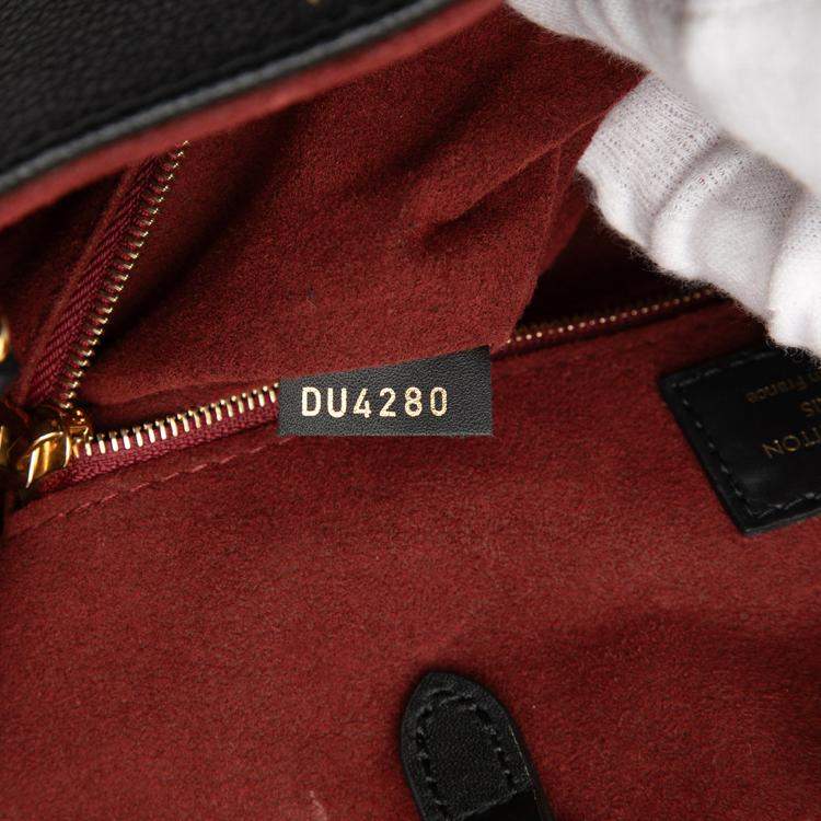 Pre Owned Louis Vuitton Black Bicolor Monogram Empreinte Giant Onthego MM