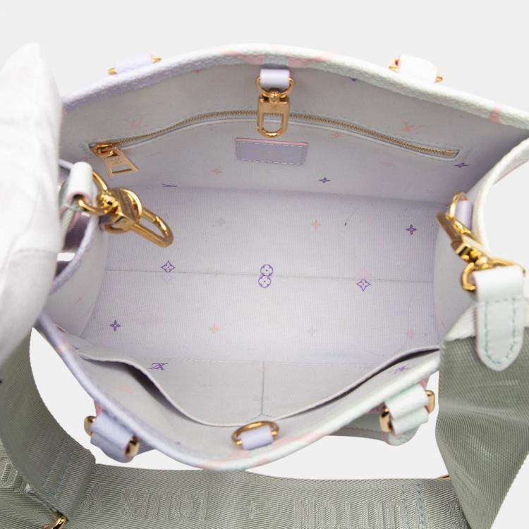 Pre Owned Louis Vuitton Pink Monogram Giant Spring in the City OnTheGo Tote PM