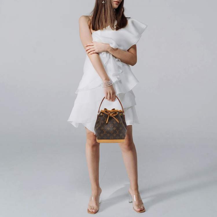 Pre Owned Louis Vuitton Noe Mini Monogram Canvas Bag