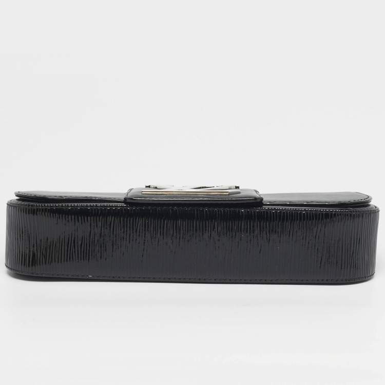 Pre Owned Louis Vuitton Sobe Black Electric Epi Leather Clutch