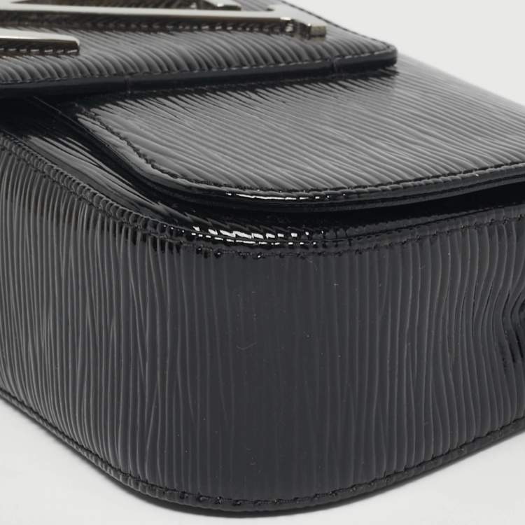 Pre Owned Louis Vuitton Sobe Black Electric Epi Leather Clutch
