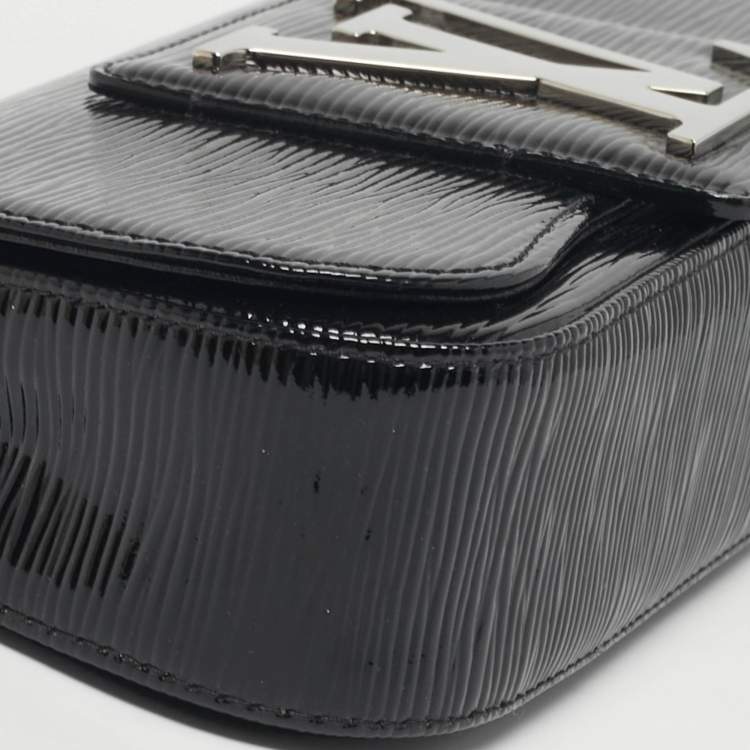 Pre Owned Louis Vuitton Sobe Black Electric Epi Leather Clutch