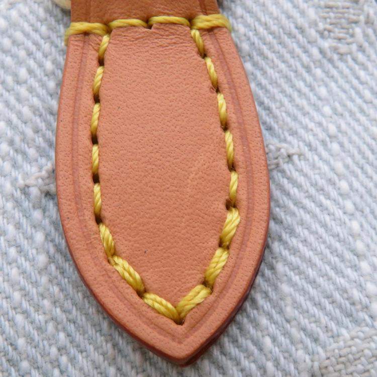 Pre Owned Louis Vuitton Monogram Denim Nano Speedy Handbag