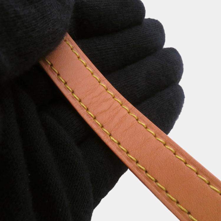 Pre Owned Louis Vuitton Monogram Denim Nano Speedy Handbag