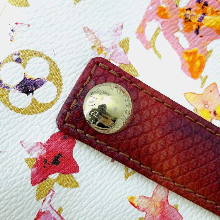 Pre Owned Louis Vuitton Monogram Watercolor Speedy 30 Handbag