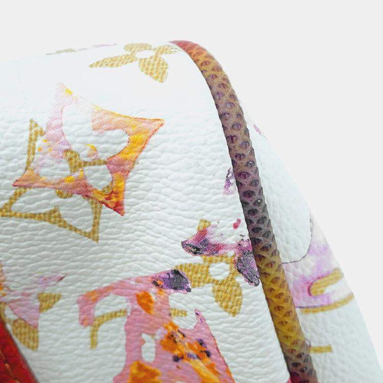 Pre Owned Louis Vuitton Monogram Watercolor Speedy 30 Handbag