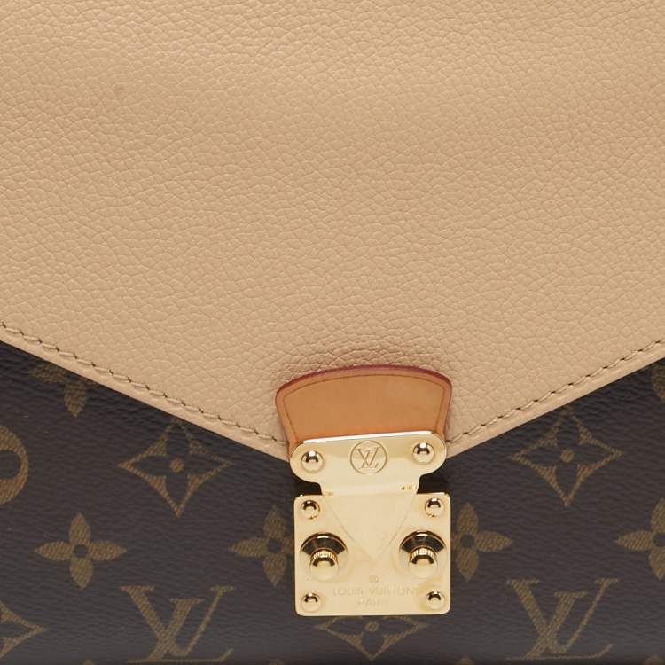 Pre Owned Louis Vuitton Pallas Chain Dune Monogram Canvas Bag