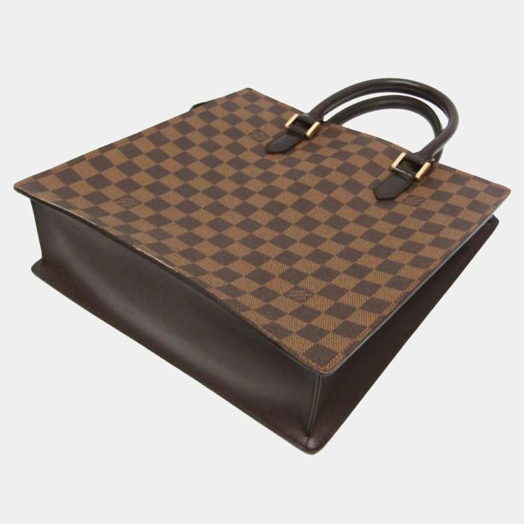 Pre Owned Louis Vuitton Damier Venice Pm Tote Bag Ebene