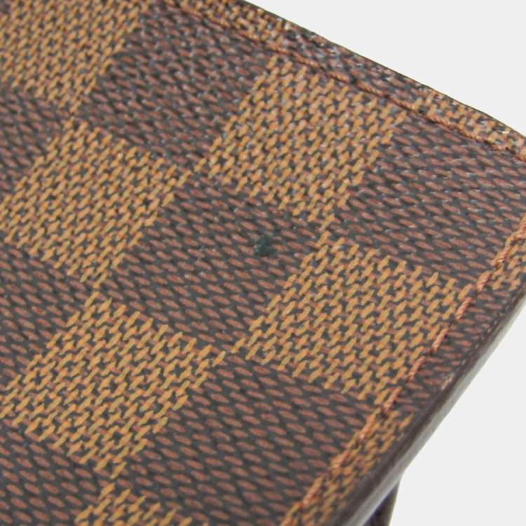 Pre Owned Louis Vuitton Damier Venice Pm Tote Bag Ebene