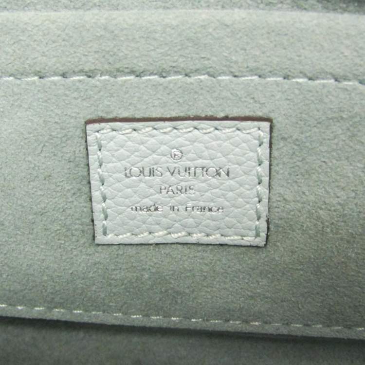 Pre Owned Louis Vuitton Mahina Scala Mini Pouch Shoulder Bag Light Green