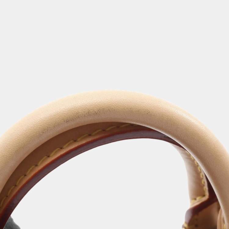 Pre Owned Louis Vuitton Speedy Bandouliere 20 Handbag Coated Canvas And Leather Monogram Brown